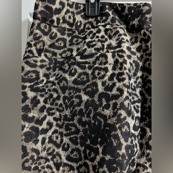 NEVER WORN ALL SAINTS LEOPARD GOLD THREAD TROUSERS - Picture 4 of 8